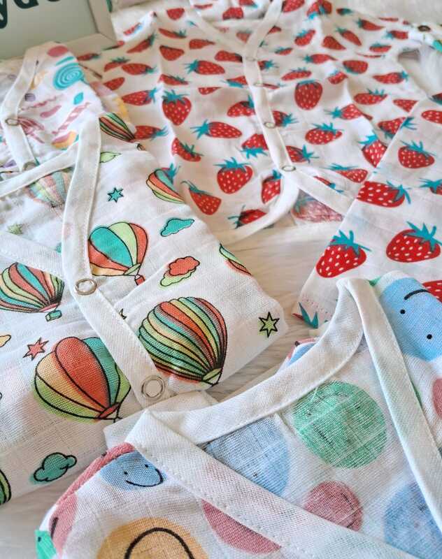 Muslin Half sleeve jabla set combo