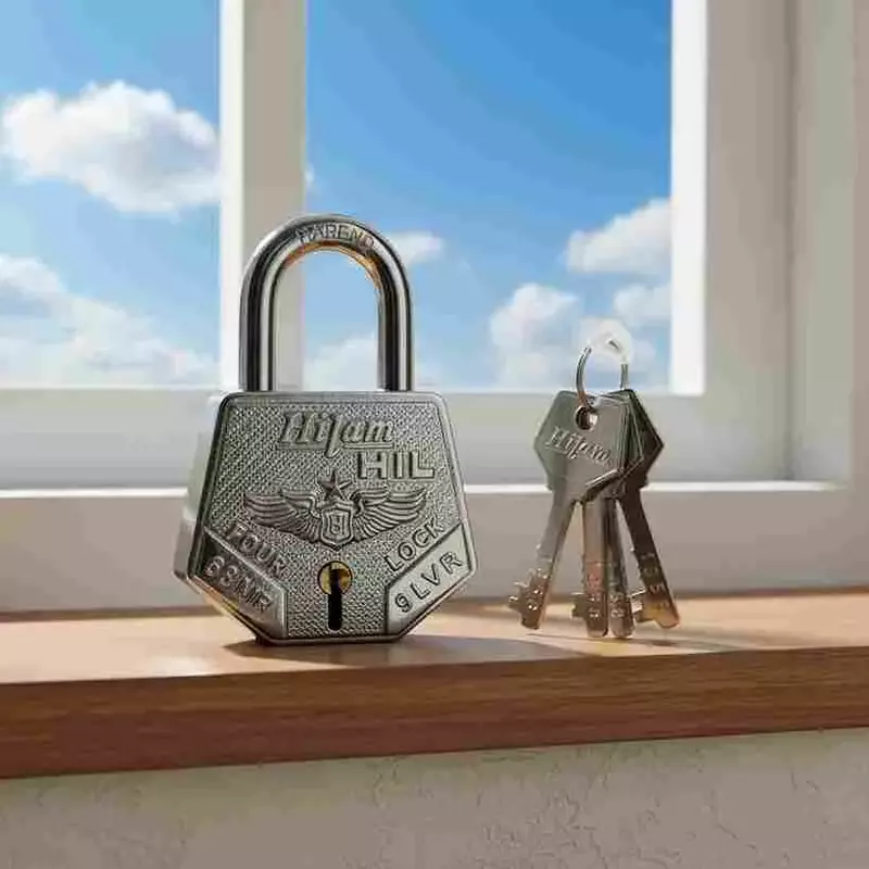 Hilam Padlock Hill 4 Locking 68mm BCP 4K