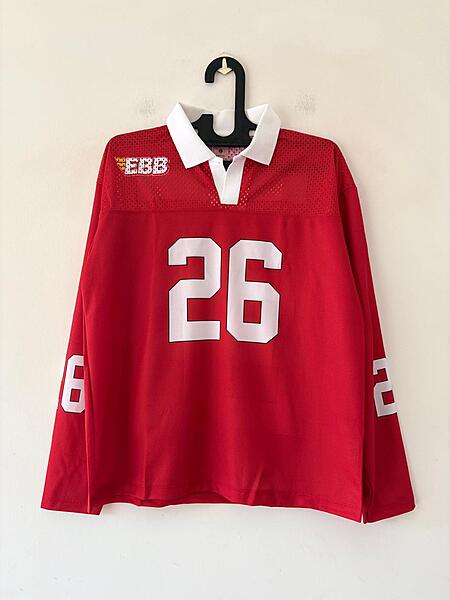 Crimson white classic jersey