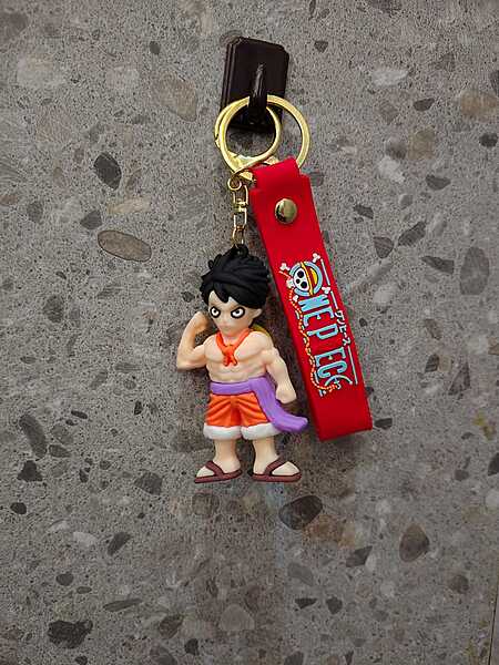 Monkey D. Luffy figure keychain
