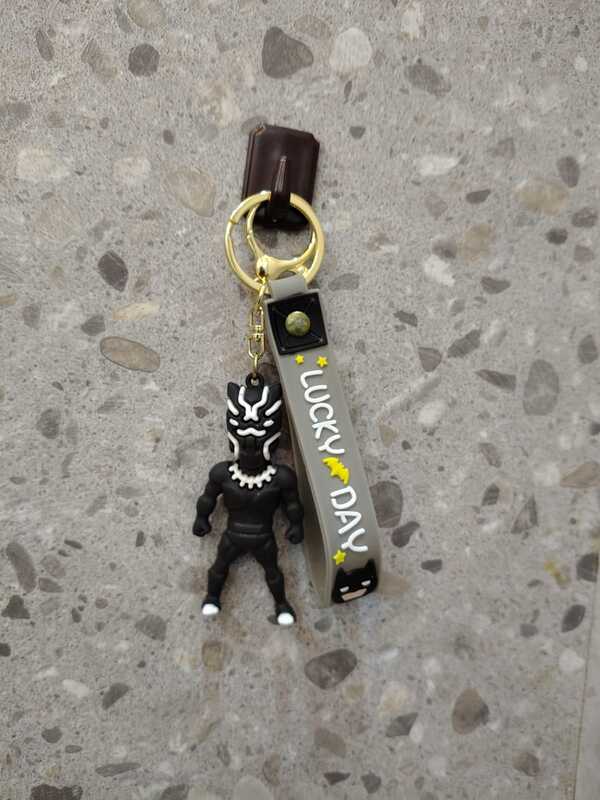 Black Panther 3D keychain.