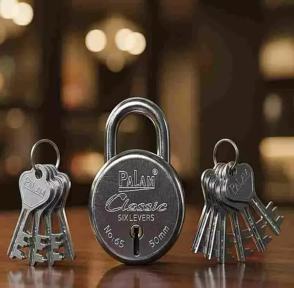 Palam Iron Padlock Round 65-50mm 10K