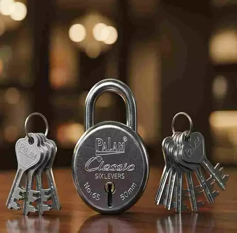 Palam Iron Padlock Round 65-50mm 10K