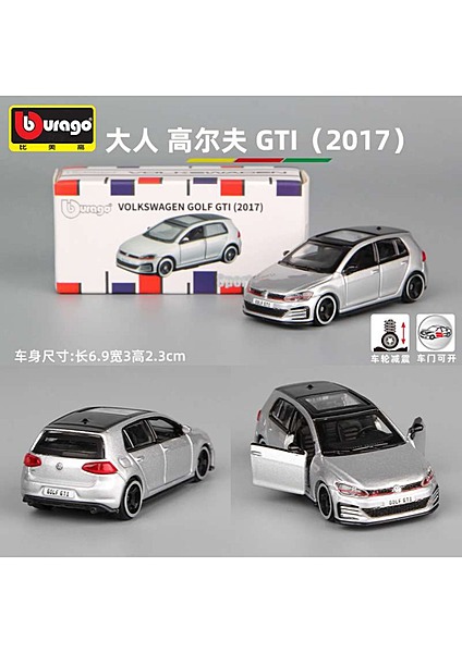 Burago 1:64 Volkswagen Golf GTI (2017)
