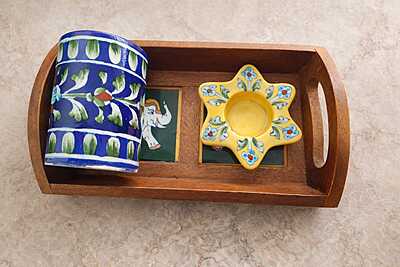 Heritage Dual Tile Tray Set