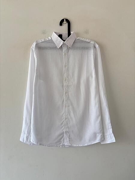 Ivory pure linen shirt