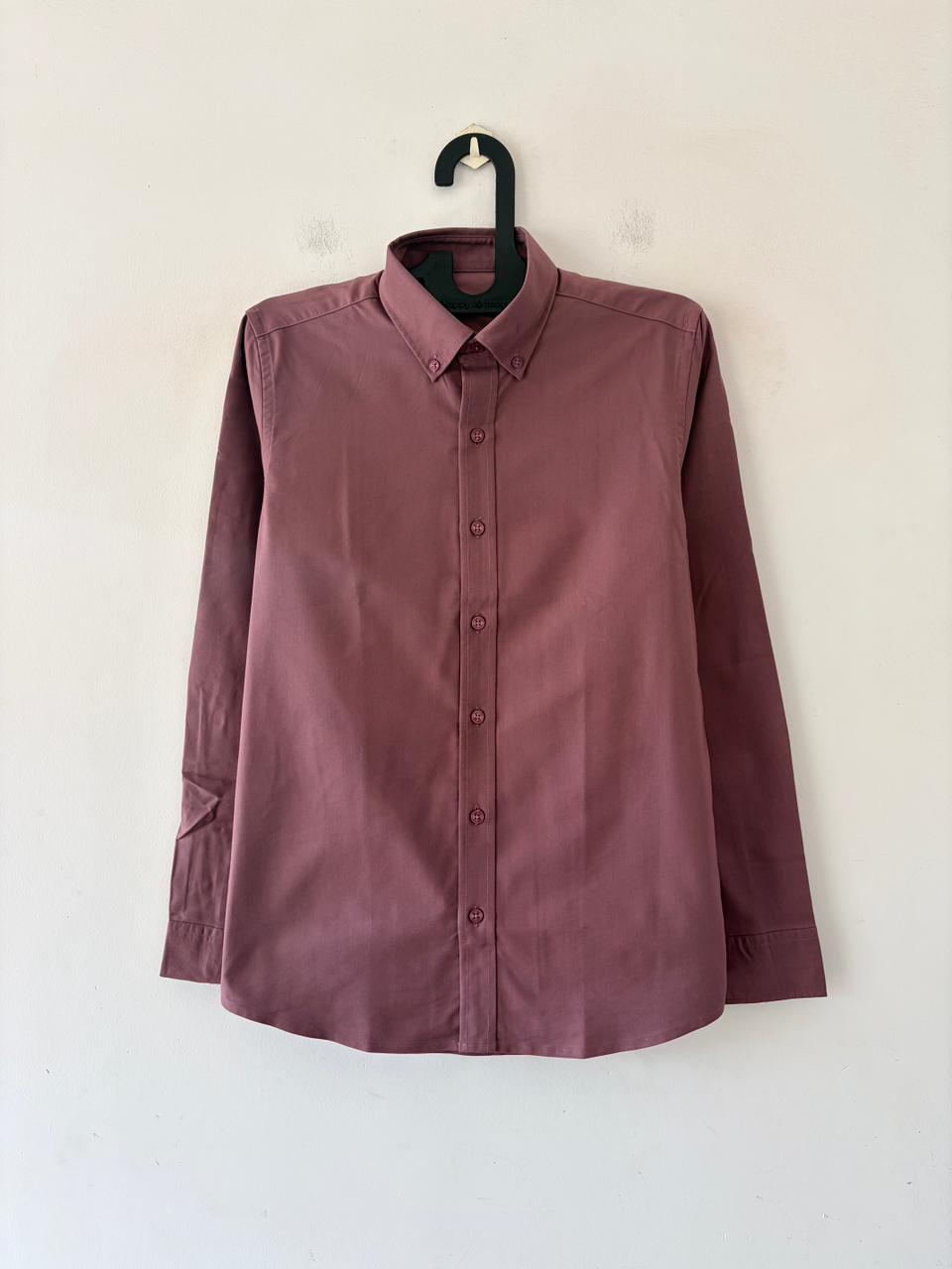Dusty mauve oxford shirt
