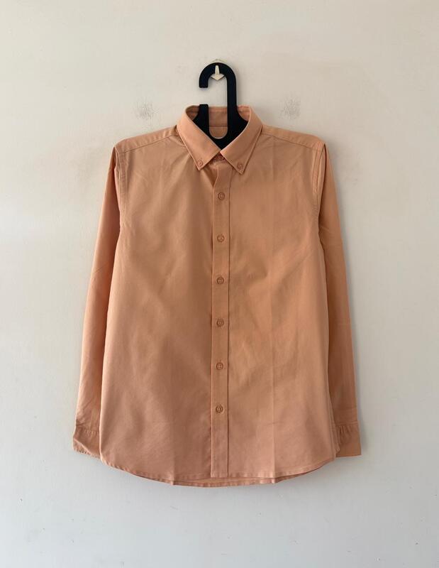 Peach essence oxford shirt