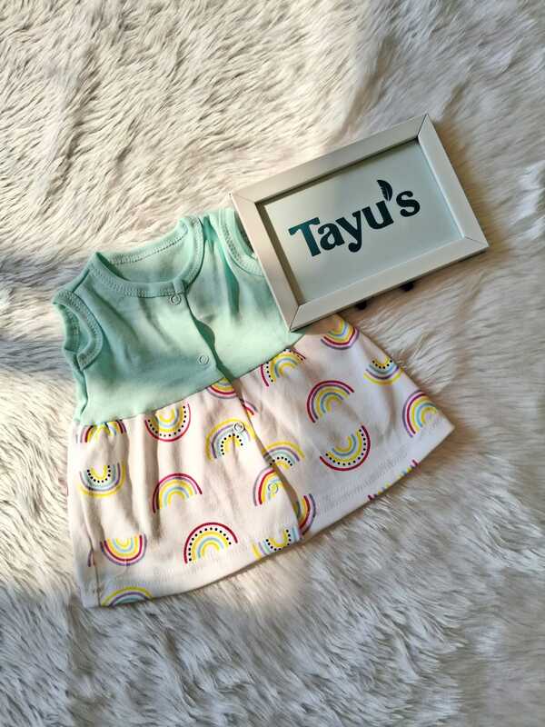 Cotton Button Frocks combo-Pack of 5