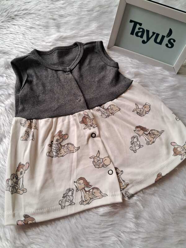 Cotton Button Frocks Combo-Pack of 3