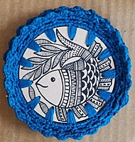 Madhubani Coasters Fish