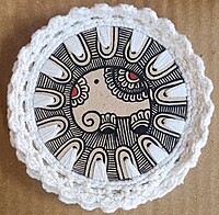 Madhubani Coaster Elephant