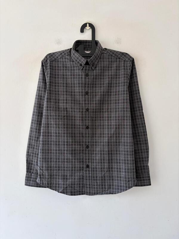 Slate grey Imp check shirt