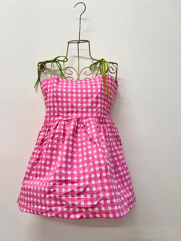 Basanti's Classic Tube Top - Pink Gingham