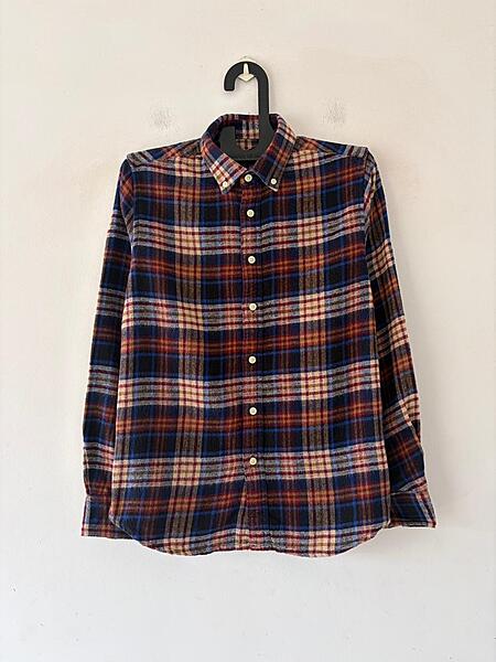 Flame & beige flannels