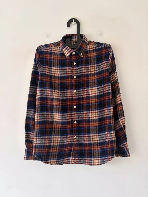 Flame & beige flannels