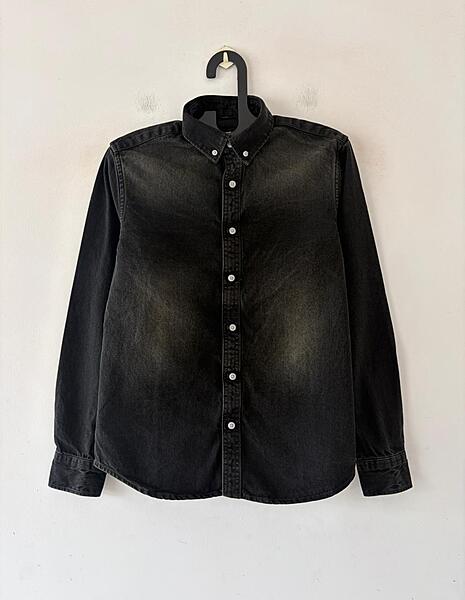 Obsidian fade denim shirt