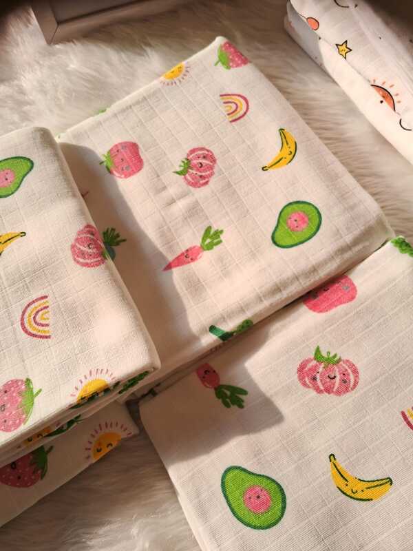 Muslin  Double layer cap towel (0-24 Months)