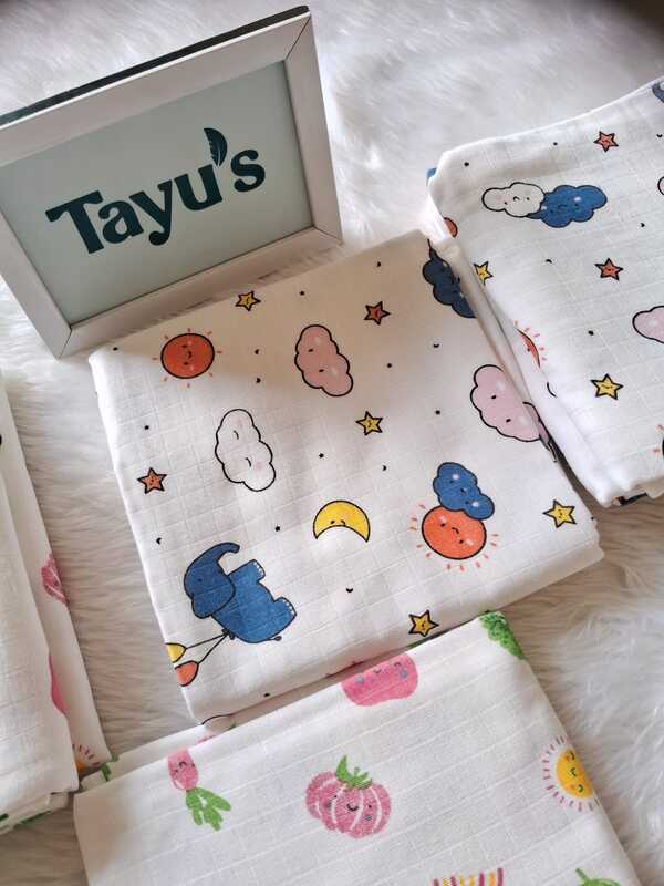 Muslin  Double layer cap towel (0-24 Months)
