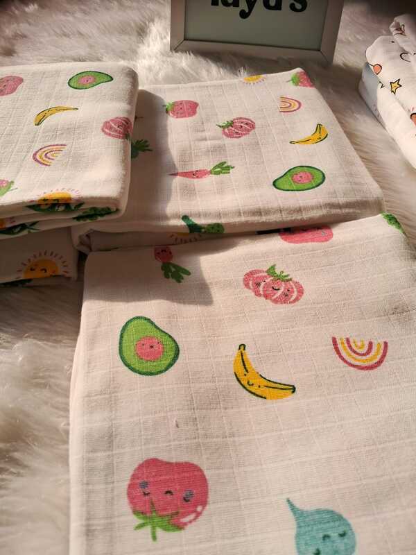 Muslin  Double layer cap towel (0-24 Months)