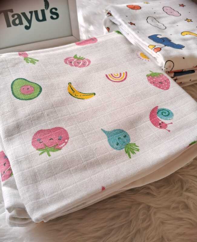 Muslin  Double layer cap towel (0-24 Months)