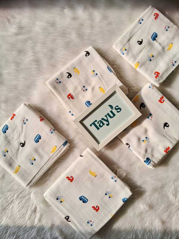 Muslin  Double layer cap towel (0-24 Months)