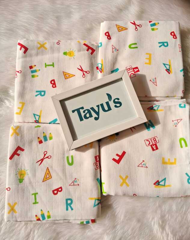 Muslin  Double layer cap towel (0-24 Months)