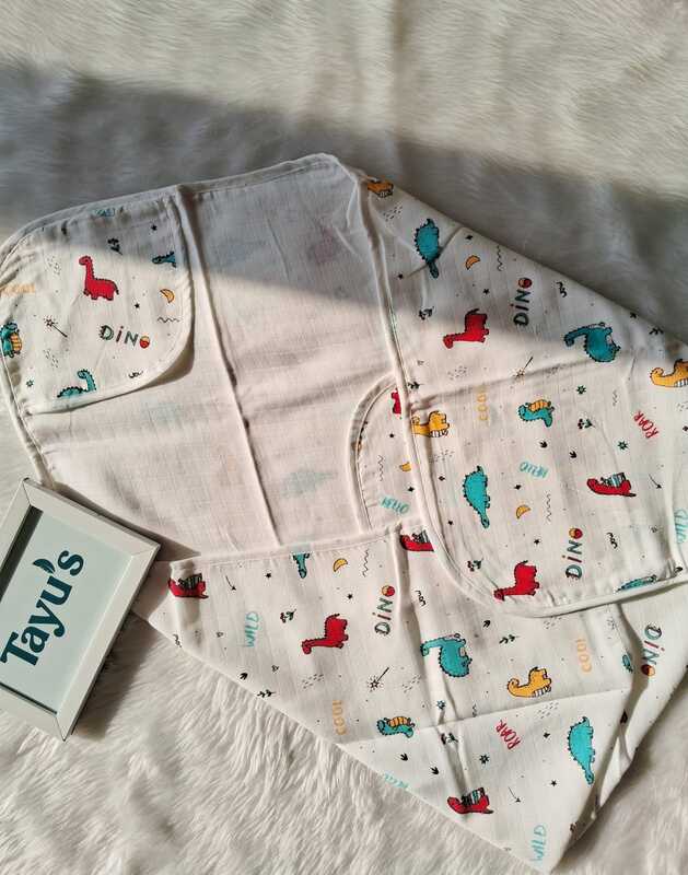 Muslin  Double layer cap towel (0-24 Months)