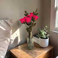 Crochet Rose Large Flower Dark Pink Crochet Rose Large Flower Dark Pink