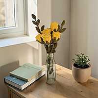 Rose Large Flower Yellow