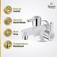 Superb Elite 2 In 1 Bib Cock With Flange