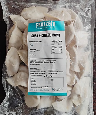 Corn Cheese Momos 40 piece