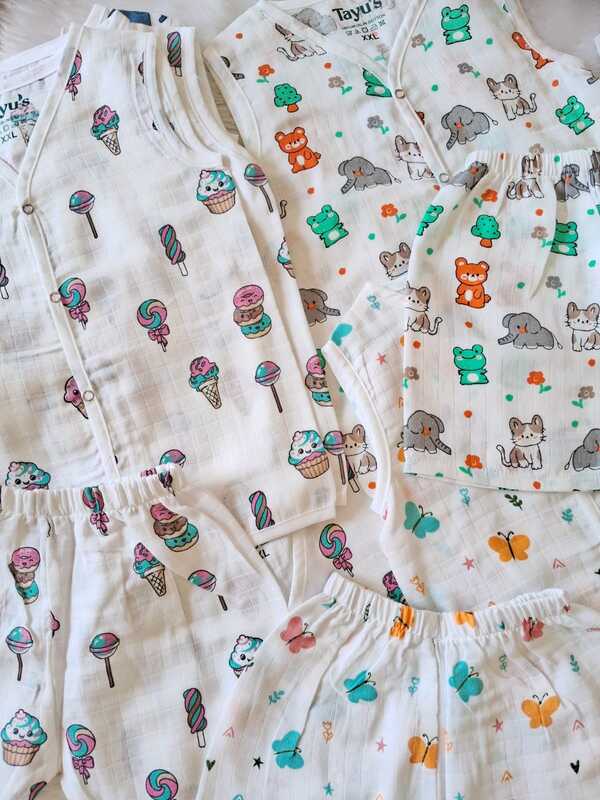 Muslin Jabla set combo-Pack of 6