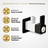 Ludo Pro Angle Cock With Flange