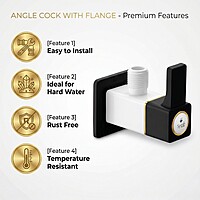 Ludo Pro Angle Cock With Flange