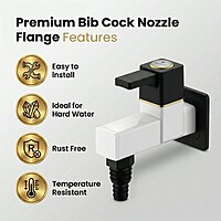 Ludo Pro Bib Cock Nozzle With Flange