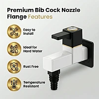 Ludo Pro Bib Cock Nozzle With Flange