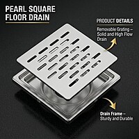 Pearl Square Floor Drain