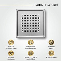 Diamond Square Floor Drain