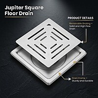 Jupiter Square Floor Drain