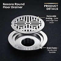 Nexora Round Floor Drainer
