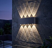 8-Way Multi-Beam Wall Light