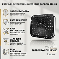 Jordan (13" x 19") Premium ABS Shower Head