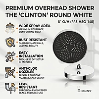 Clinton Round Premium ABS Shower Head