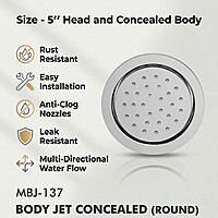 137 Body Jet Concealed (Round 5")