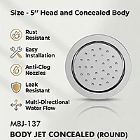 137 Body Jet Concealed (Round 5")