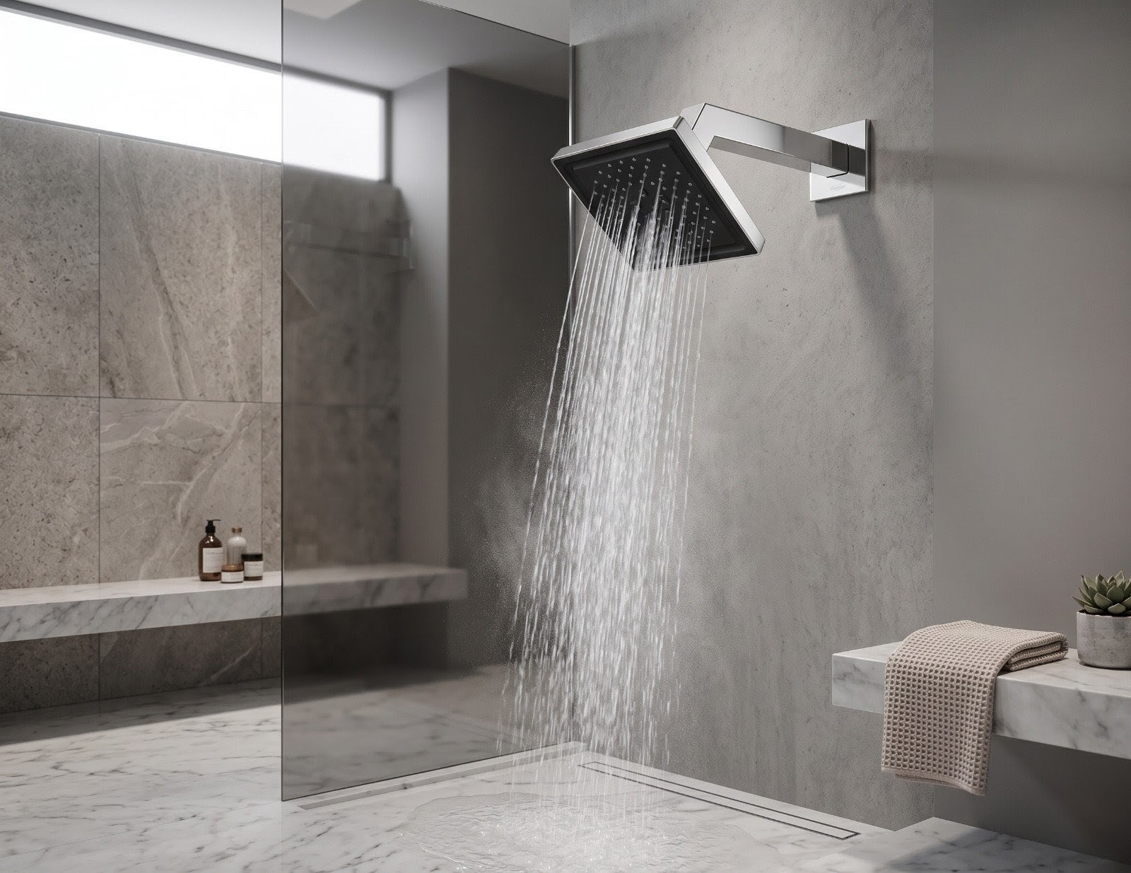 Pilot 5x5 Shower with Arm