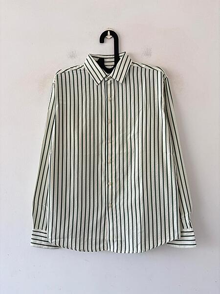 Forest textured stripes shirt