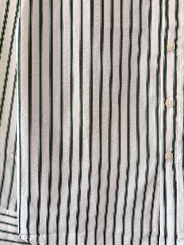 Forest textured stripes shirt