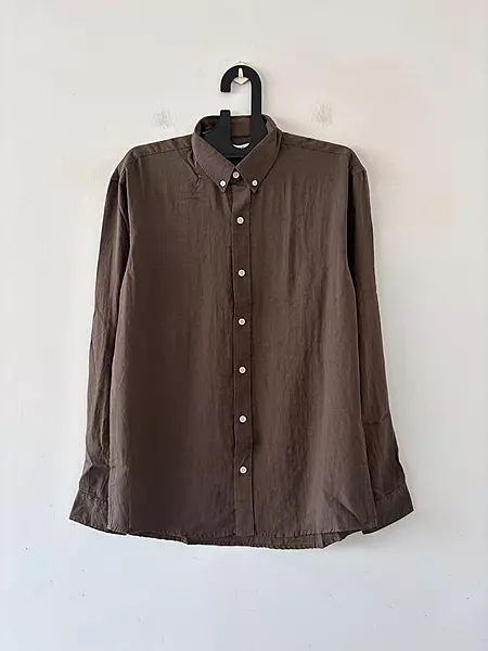 Dull brown plain shirt